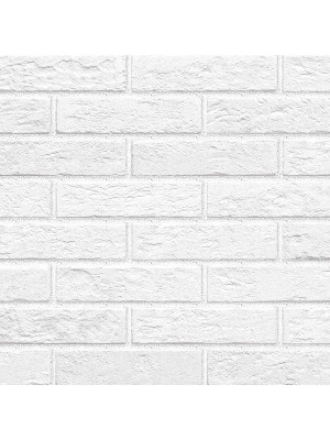 Панель стеновая ПВХ кирпич белоснежный 0,96х0,485м