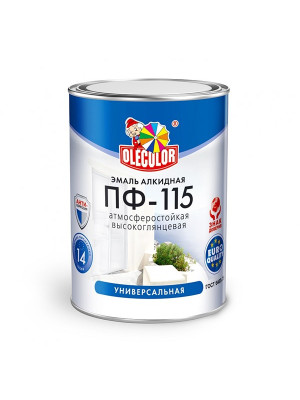 Эмаль алкидная ПФ-115 OLECOLOR синяя 10 кг Эмаль алкидная ПФ-115 OLECOLOR синяя 10 кг