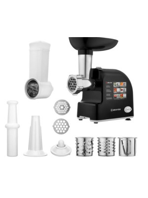 Мясорубка Brayer 1500 Вт реверс черная 85 дб