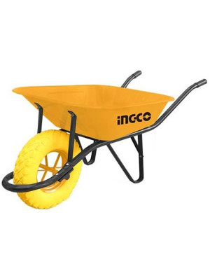 Тачка строительная INGCO 1 кол. 130л (65л), 130кг 4.00-8/сплошное, корыто 1мм. HHWB64010-1D Тачка строительная INGCO 1 кол. 130л (65л), 130кг 4.00-8/сплошное, корыто 1мм. HHWB64010-1D