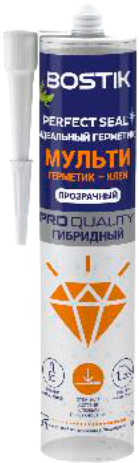 Монтажный клей-герметик Bostik Perfect Seal Мульти Прозрачный