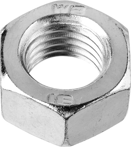 ЗУБР ГОСТ ISO 4032-2014, кл. пр. 6, M14, цинк, 5 кг, шестигранная гайка (303550-14)