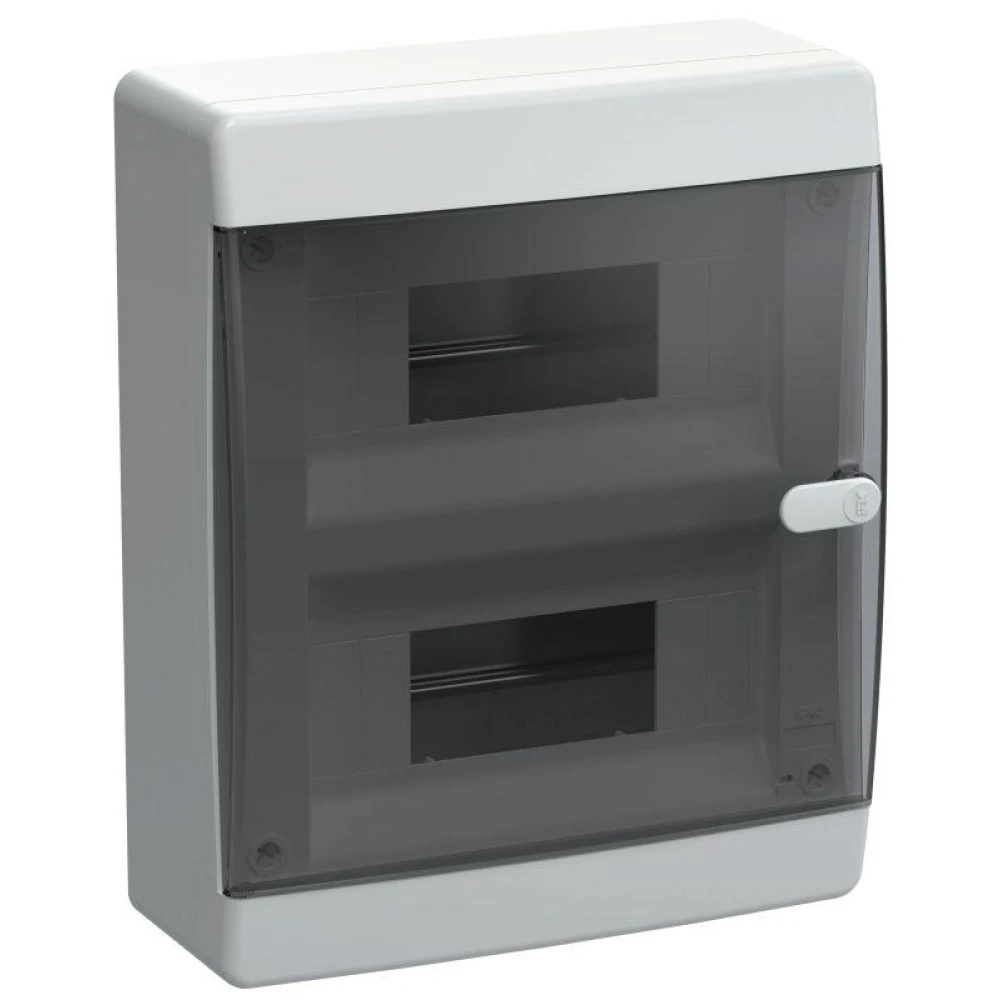 Корпус ЩРН-П-18 UNION Compact IP41 черн. прозр. дверь пластик. IEK UIC-KP12-N-18-41-K01