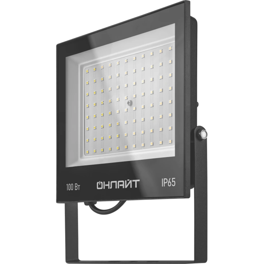 Прожектор светодиодный 61 948 OFL-100-6K-BL-IP65-LED 100Вт 6000К IP65 8000лм черн. ОНЛАЙТ 61948