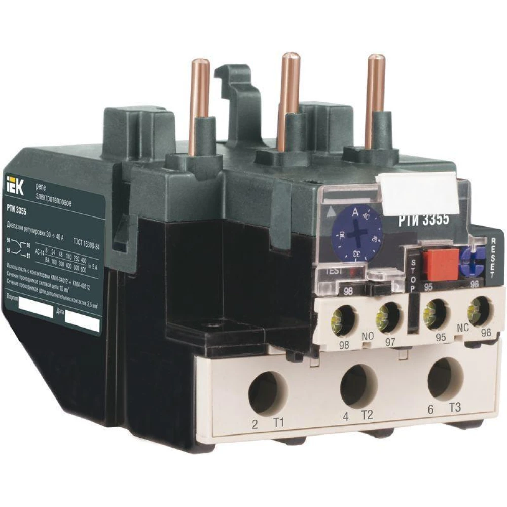 Реле тепл. РТИ 3357 37-50А KARAT IEK DRT30-0037-0050