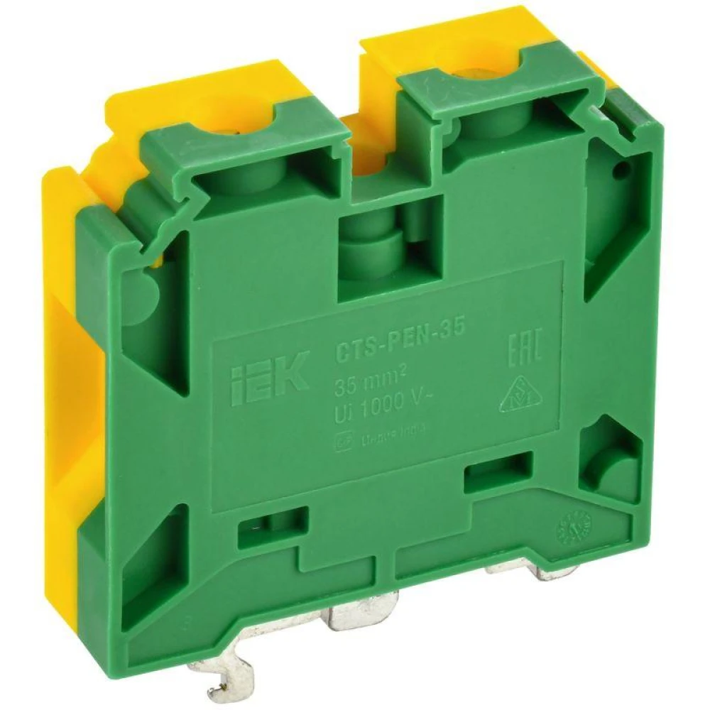 Колодка клеммная CTS-PEN ARMAFIX земля монтаж неск. напр. 35кв.мм IEK YCT11-02-K52-035