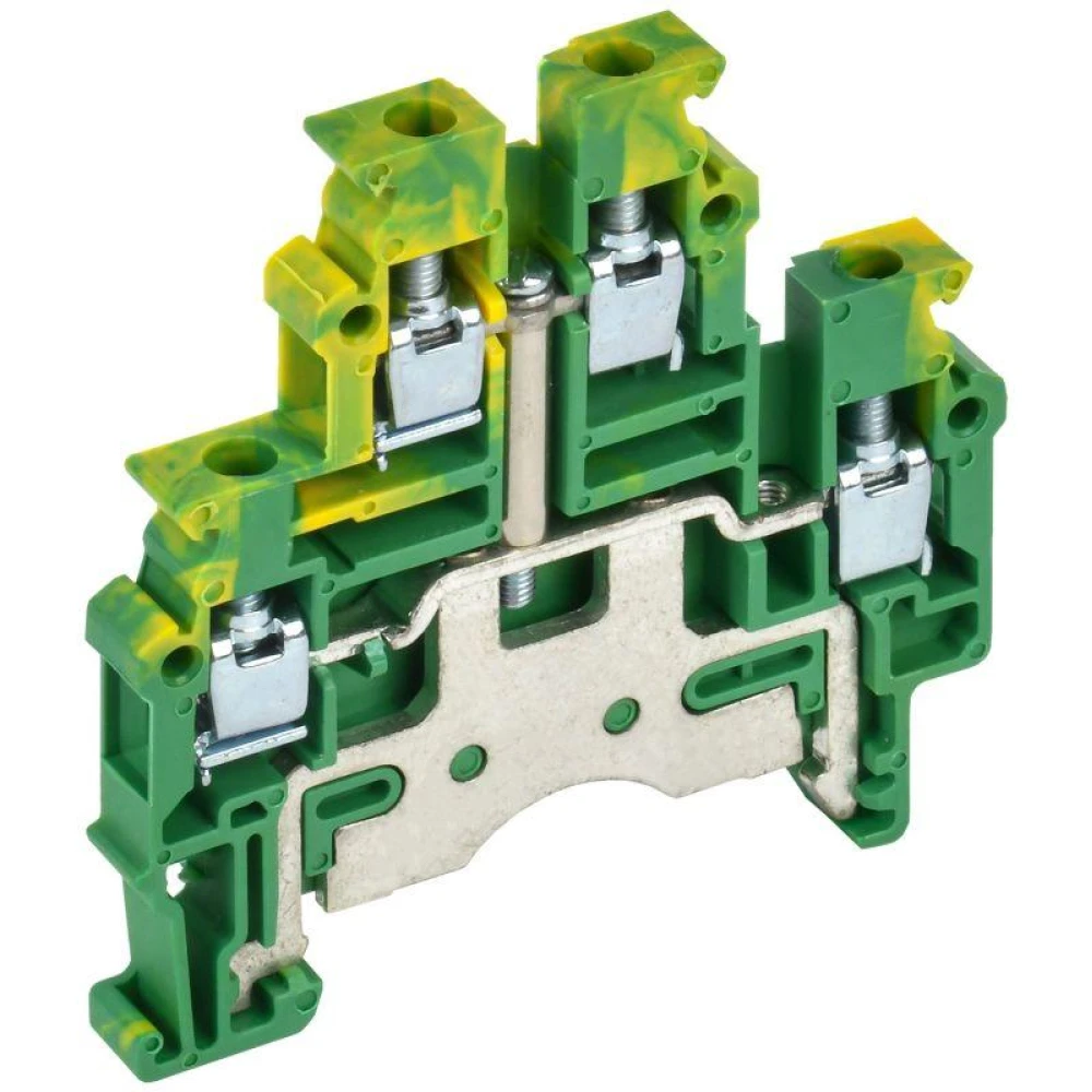 Колодка клеммная CTS-ML-PEN ARMAFIX земля 2 ур. 4кв.мм IEK YCT13-03-2-K52-004