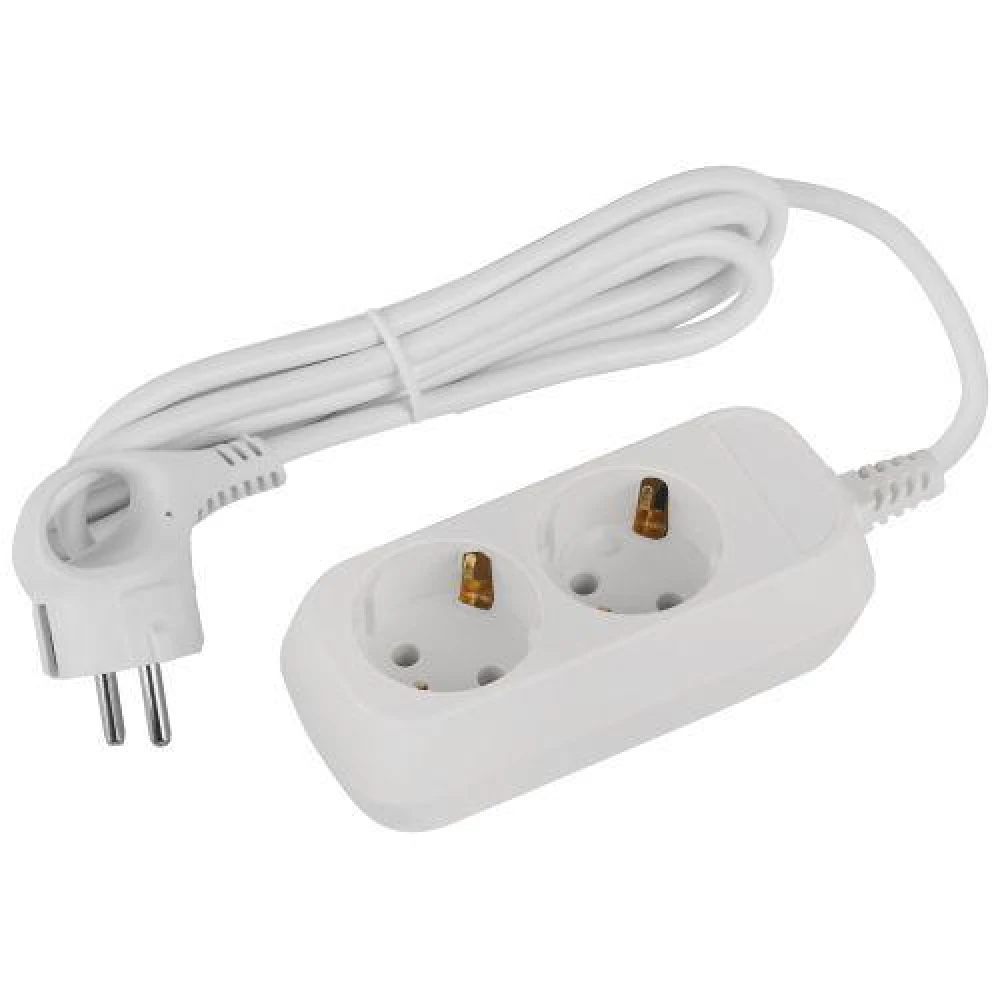Удлинитель 2х1.5м с заземл. ПВС 3х1 UDL-16-215-E Greenline Эра Б0065079