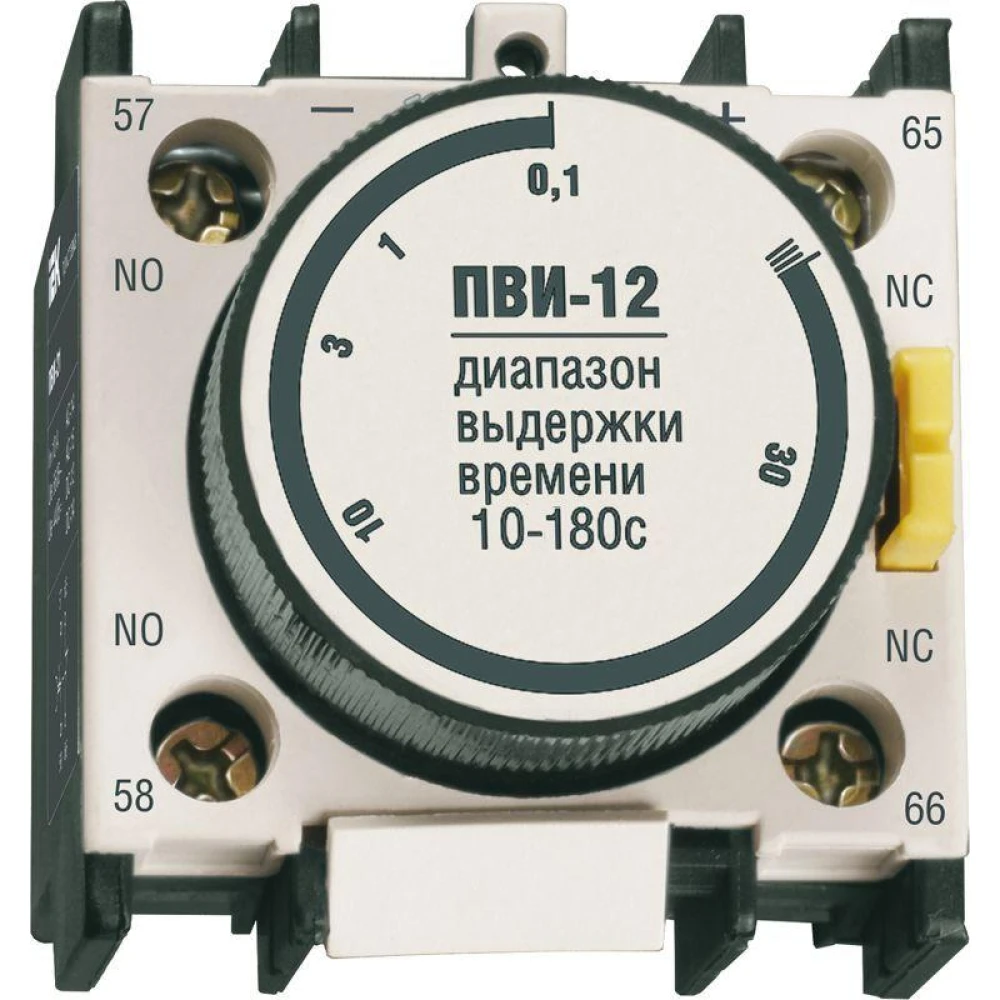 Приставка ПВИ 12 10-180сек 1НО+1НЗ KARAT IEK KPV10-11-2