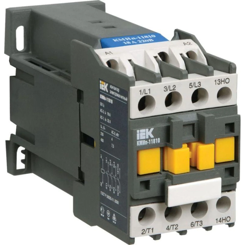 Контактор КМИп-22510 25А 24В/АС3 1НО KARAT IEK KMD21-025-024-10