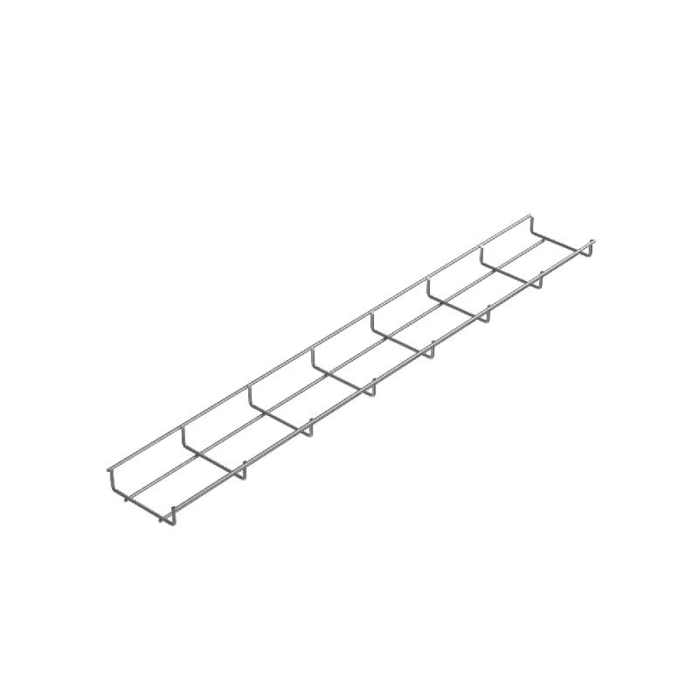 Лоток проволочный 100х35 L3000 сталь 4мм PL35-100-3000 оцинк. КМ LO0650