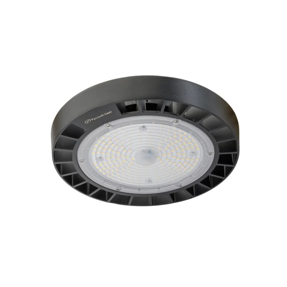 Светильник светодиодный ДСП IB 11 S 100W W 850 BK 257х257х155мм 100Вт 5000К IP65 High Bay подвесной черн. Русский Свет 16091124343