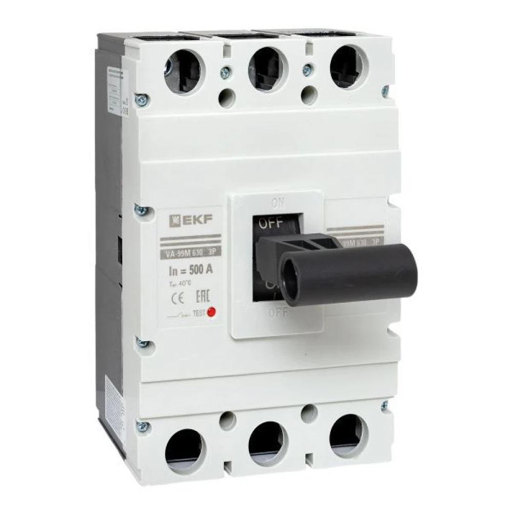Выключатель автоматический 3п 630/500А 50кА ВА-99М PROxima EKF mccb99-630-500m