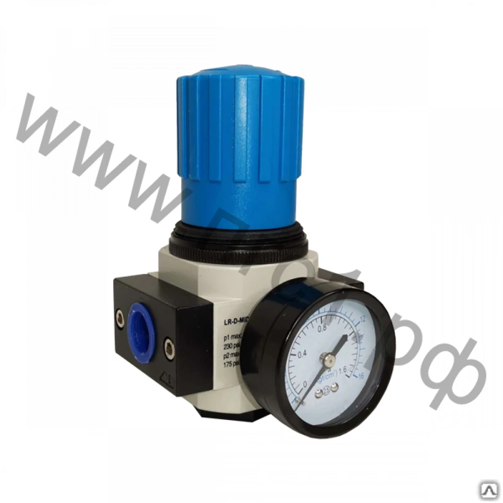 Регулятор в комплекте с манометром и кронштейном G1/8", 0,5-16bar LR-D-MINI-06Z