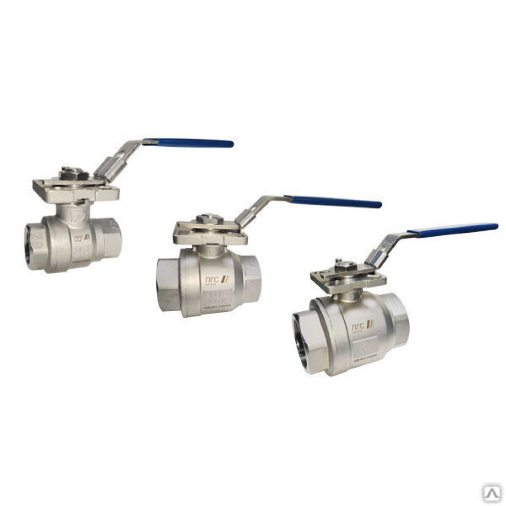 Кран шаровой, фланцевый полнопроходной двухсоставной 1/2" с площадкой ISO5211, н. ст.304 действия ШКФ-ПГС215304-PBST052D