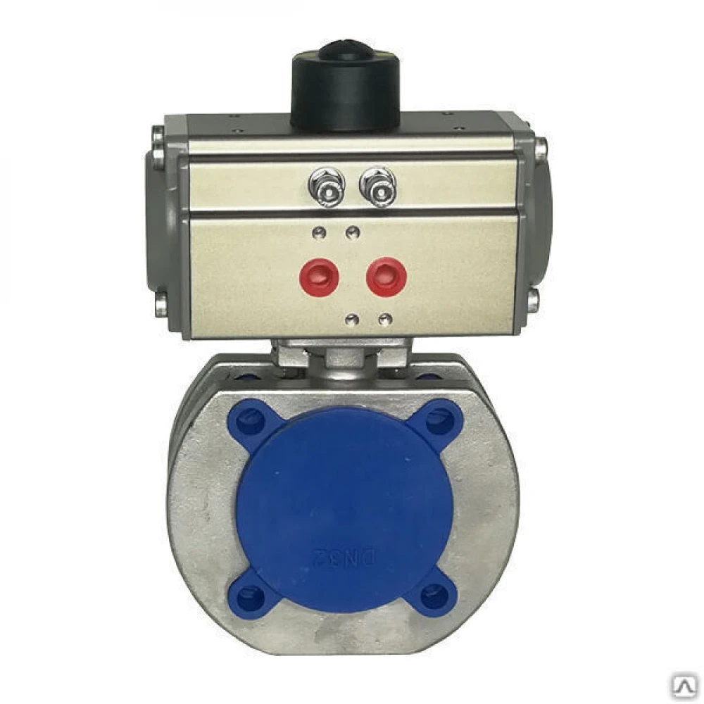 Кран шаровый малой стрительной длины DN100 нержавеющая сталь SS304, площадка ISO5211, PN16 WAFER Q672-150FC-100
