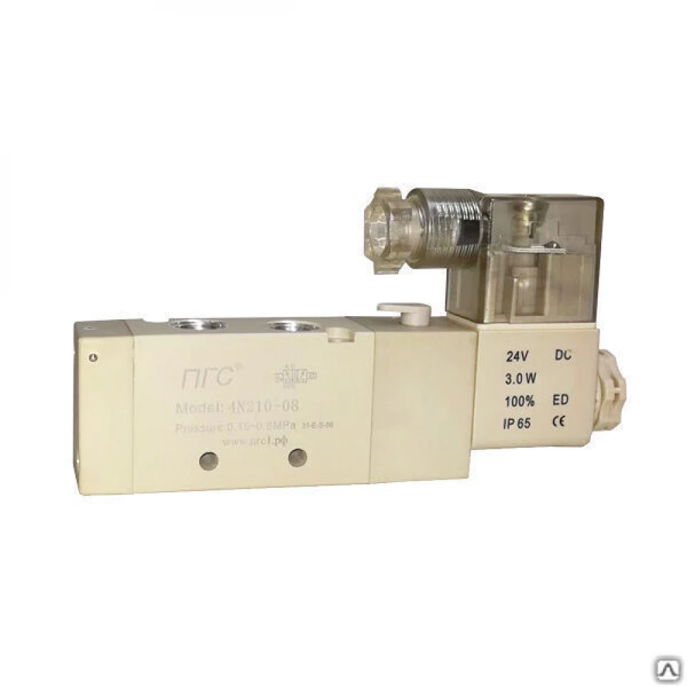 Пневмораспределитель с односторонним ЭМУ 4N210-06 DC24V 5/2