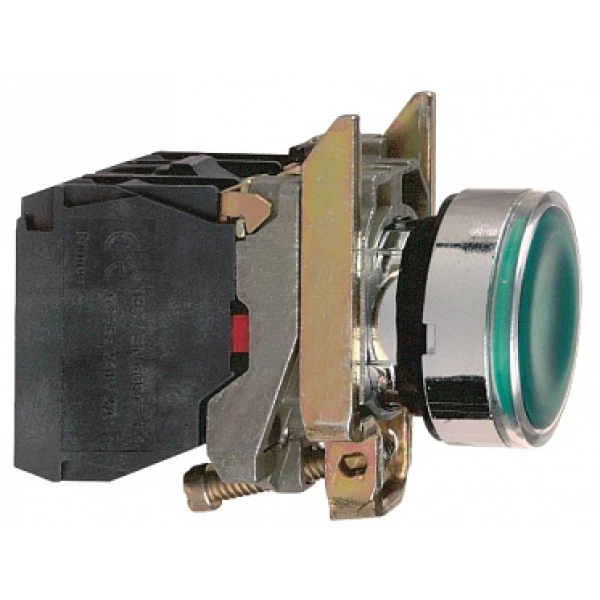 Кнопка 22мм 230-240B с возвратом.с подсветкой XB4BW33M5