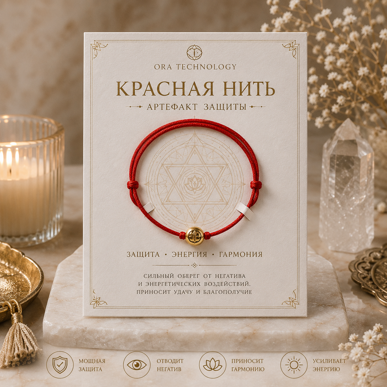 Браслет «Красная нить»