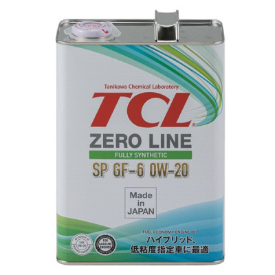 Масло TCL 0W20 Zero Line Fully Synth, Fuel Economy, SP, GF-6 4л