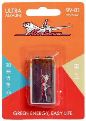 Батарейка 6LR61/Крона 9V щелочная