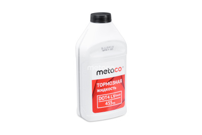 Жидкость тормозная METACO DOT 4 LV CLASS 6 455г