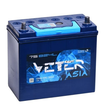 Аккумулятор VETER Asia 59/530 обр (-+)