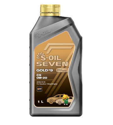 Масло S-OIL 7 0W20 GOLD 9 C5 1л