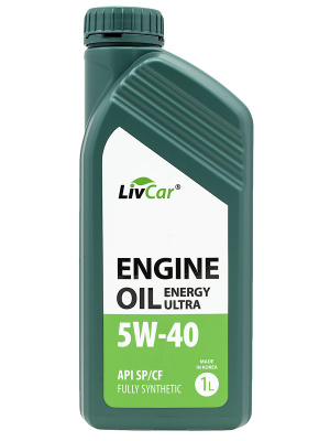 Масло моторное 5W40 LIVCAR Engine Oil Energy ULTRA API SP/CF 1лит 