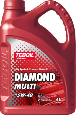 Масло TEBOIL Diamond Multi  5W-40 4л