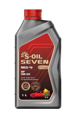 Масло S-OIL 7 0W20 RED 9 SP 1л