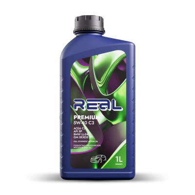 Масло моторное REAL PREMIUM 5W40 C3 1L