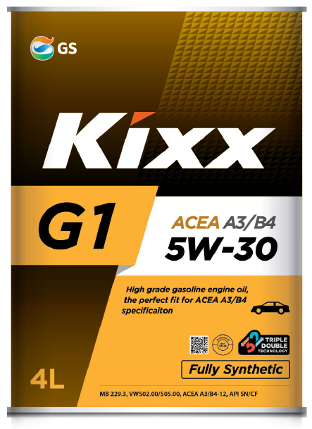 Масло KIXX 5W30 GX9 A3/B4 4л