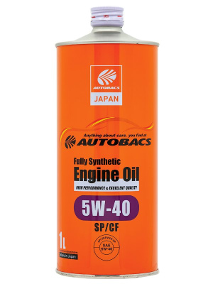 Масло AKIRA-AUTOBACS 5W40 Fully Synthetic SP/CF 1л