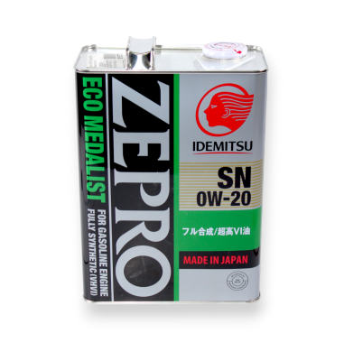 Масло IDEMITSU Zepro ECO Medalist 0W20 4л