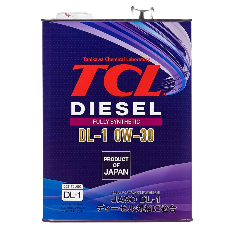 Масло моторное TCL Diesel DL-1 0W-30 4л