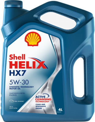 Масло Shell 5W30 Helix HX7 4л
