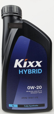 Масло KIXX 0W20 Hybrid 1л