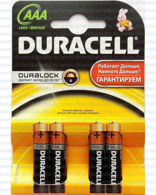 Батарейка AAA Duracell (LR03) Basic