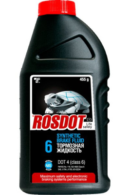 Жидкость тормозная ROSDOT6 Advanced ABS Formula 455г