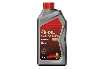 Масло S-OIL 7 5W40 RED 9 SP 1л