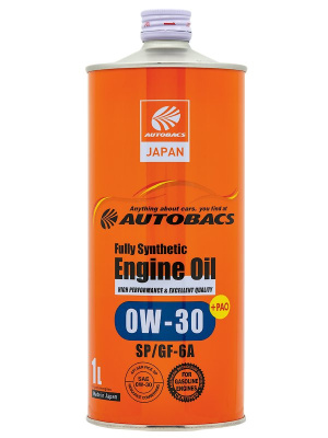 Масло AUTOBACS 0W30 Fully Synthetic +PAO SP GF6A 1л