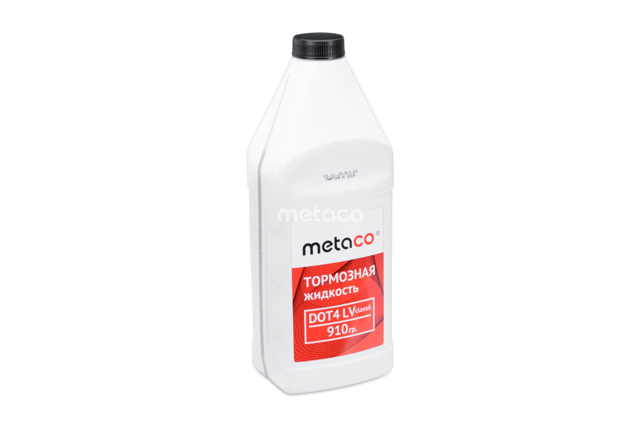 Жидкость тормозная METACO DOT 4 LV CLASS 6 910г