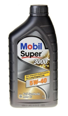Масло Mobil 5W40 Super 3000 X1 1л