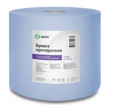 Бумага протирочная (рулон) 24*35 (1000отр)
