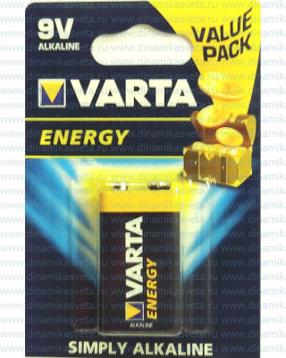 Батарейка 6LR61 Varta Energy