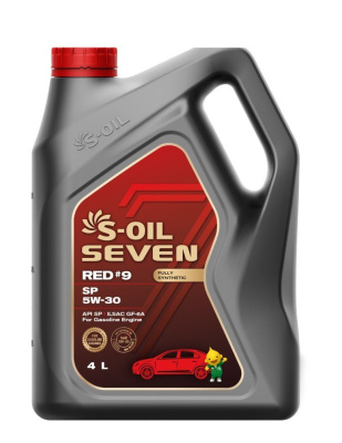 Масло S-OIL 7 5W30 RED 9 SP 4л