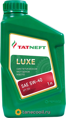 Масло Татнефть LUXE SAE 5W-40 синт 1л