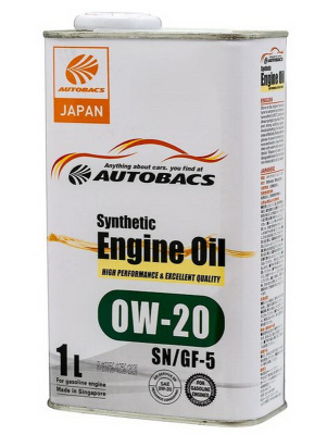 Масло моторное 0W20 AUTOBACS ENGINE OIL SN/GF5 1л 