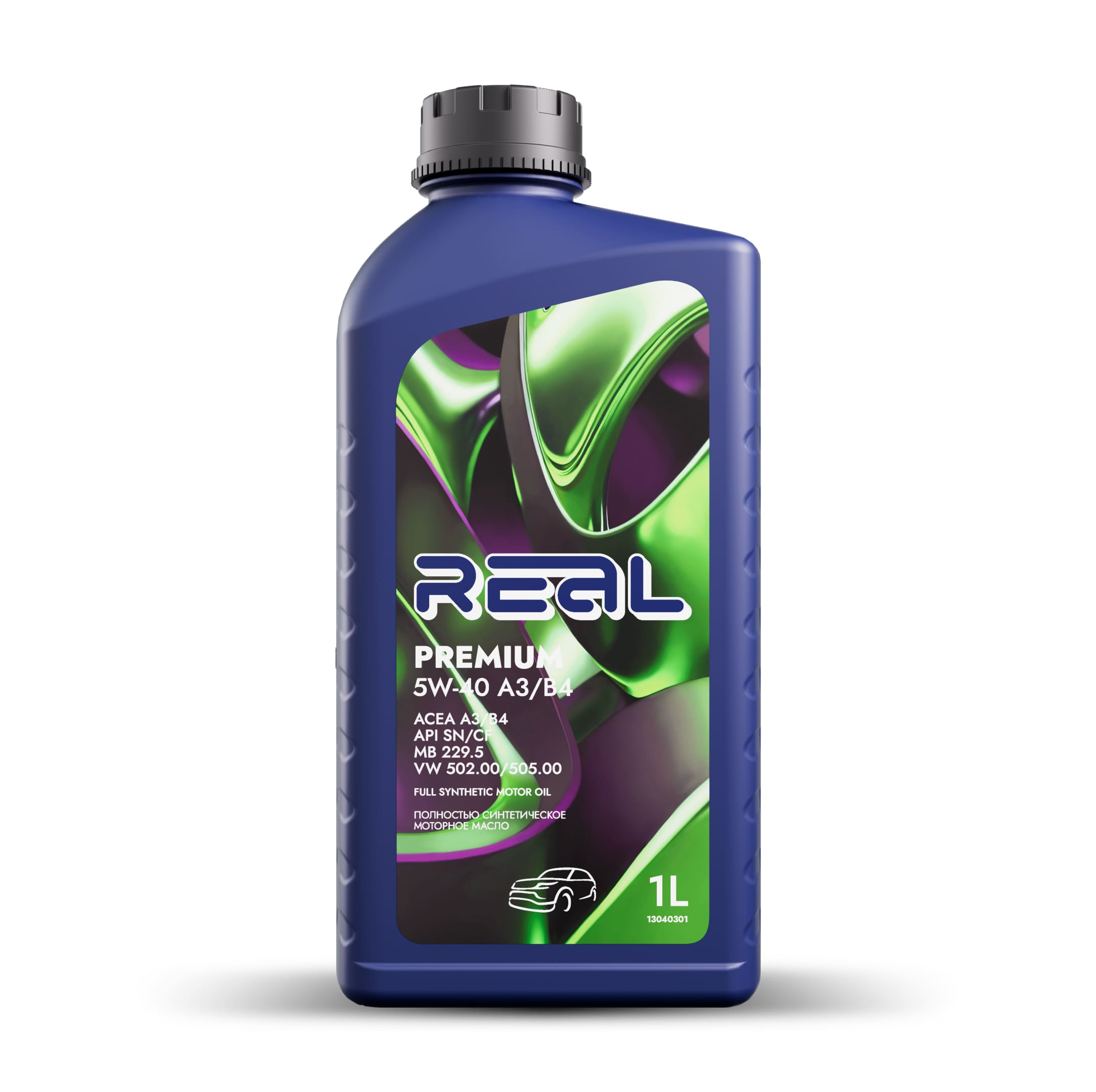 Масло моторное REAL PREMIUM 5W40 A3/B4 1L